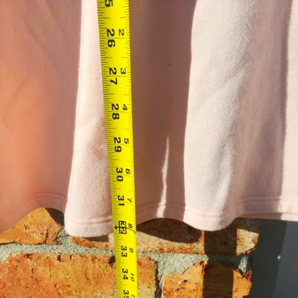 Soft Pink Sweatshirt Dress - Picture 8 of 8